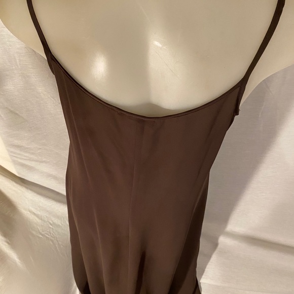 Berry ward Dark Green Chiffon scoop neck&back gown - Picture 2 of 4